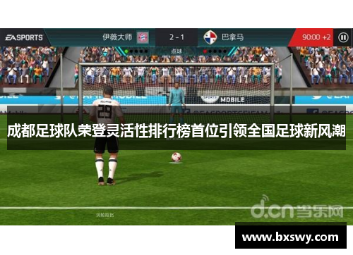 成都足球队荣登灵活性排行榜首位引领全国足球新风潮